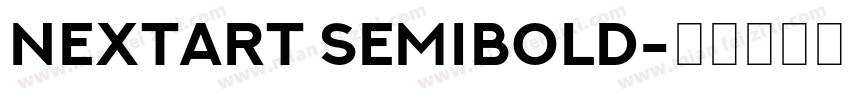 NEXTART SemiBold字体转换